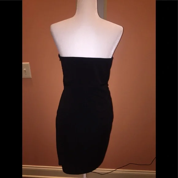 Max and Cleo Strapless Wrap Mini Dress - Picture 4 of 4